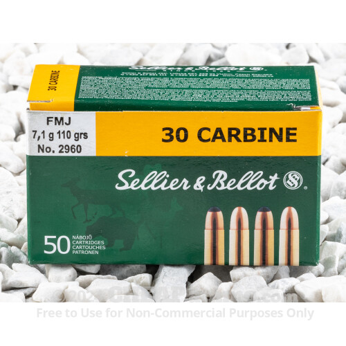 Sellier Bellot Rounds Grain Full Metal Jacket Carbine