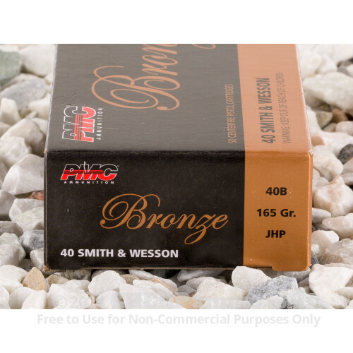 40 S W Ammo PMC 165 Grain Jacketed Hollow Point 50 Rounds