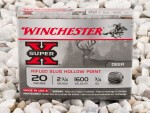 Winchester 20 Gauge - 2-3/4" 3/4oz. HP Rifled Slug - 5 Rounds