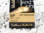 Sellier & Bellot - Soft Point - 158 Grain 357 Magnum Ammo - 50 Rounds