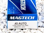 Magtech - Full Metal Jacket - 230 Grain 45 ACP Ammo - 50 Rounds
