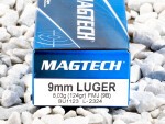Magtech - Full Metal Jacket - 124 Grain 9mm Luger Ammo - 1000 Rounds