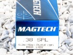 Magtech - Full Metal Jacket Flat - 158 Grain 38 Special Ammo - 50 Rounds