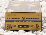 Federal - HST Jacketed Hollow Point - 124 Grain 9mm Ammo - 1000 Rounds