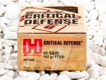 Hornady - Flex Tip Technology - 165 Grain 40 Smith & Wesson Ammo - 20 Rounds