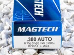 Magtech - Full Metal Jacket - 95 Grain 380 Auto Ammo - 50 Rounds