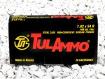 Tula - Full Metal Jacket - 148 Grain 7.62x54r Ammo - 500 Rounds