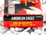 Federal American Eagle Full Metal Jacket (FMJ) 150 Grain 300 AAC Blackout  Ammo - 500  Rounds