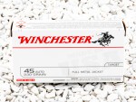 45 ACP - 230 Grain FMJ - Winchester USA - 500 Rounds
