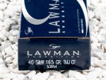 40 S&W - 165 Grain TMJ - Speer LAWMAN - 50 Rounds