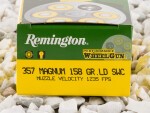 Remington - Lead Semi-Wadcutter - 158 Grain 357 Magnum Ammo - 50 Rounds