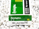 Remington - Full Metal Jacket - 95 Grain 380 Auto Ammo - 50 Rounds