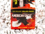 Federal American Eagle Full Metal Jacket (FMJ) 115 Grain 9mm Luger (9x19)  Ammo - 500  Rounds