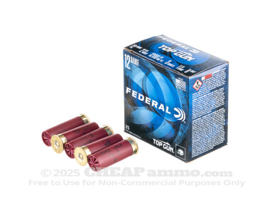 Federal 12 Gauge - 2-3/4" 1-1/8oz. #8 Shot - 250 Rounds