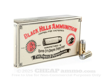 Black Hills Ammunition - Round Nose Flat Point - 230 Grain 45 Schofield Ammo - 50 Rounds ***FACTORY SECONDS***