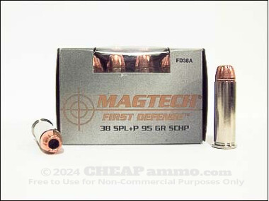 Magtech - Solid Copper Hollow Point - 95 Grain 38 Special Ammo - 20 Rounds