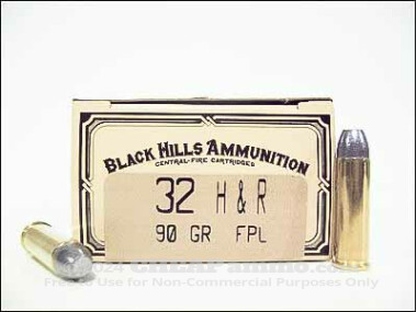 Black Hills Ammunition - Lead Flat Nose - 90 Grain 32 H&R Magnum Ammo - 50 Rounds