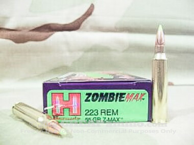 Hornady - Z-MAX - 55 Grain 223 Remington Ammo - 200 Rounds