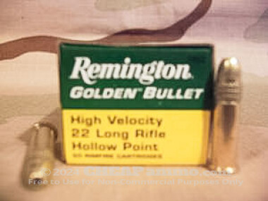 Remington - Hollow Point - 36 Grain 22 Long Rifle Ammo - 500 Rounds