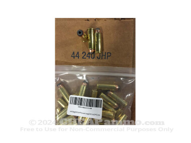 DRS Hollow-Point (HP) 240 Grain 44 Magnum  Ammo - 50 Rounds