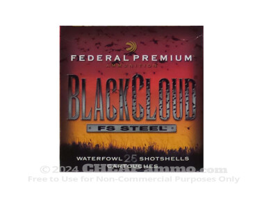 Federal BlackCloud 3" #2 Shot 1 oz. 20 Gauge  Ammo - 25 Rounds