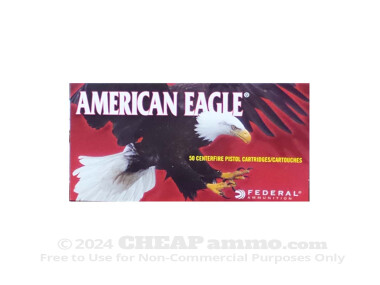 Federal American Eagle Full Metal Jacket (FMJ) 130 Grain 38 Super +P Ammo - 1000 Rounds