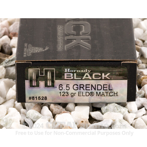 6 5 grendel ammo hornady 123 grain eld match 200 rounds
