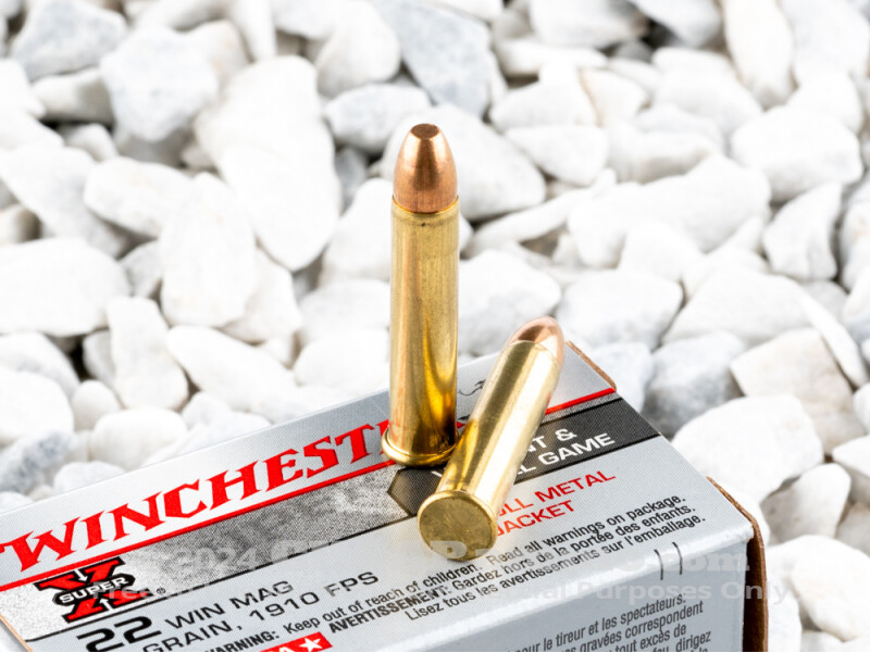 22 Magnum Ammo Winchester 40 Grain Full Metal Jacket 2000 Rounds 4665