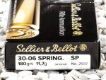 Sellier & Bellot - Soft Point - 180 Grain 30-06 Ammo - 400 Rounds