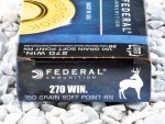 Federal - Soft Point - 150 Grain 270 Winchester Ammo - 20 Rounds