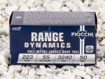 Fiocchi - Full Metal Jacket - 55 Grain 223 Remington Ammo - 50 Rounds