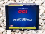 CCI - #9 Shot - 100 Grain 38 Special Ammo - 10 Rounds