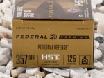 Federal - Jacketed Hollow Point - 125 Grain 357 Sig Ammo - 20 Rounds
