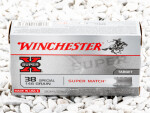 Winchester Super-X Lead Wadcutter 148 Grain 38 Special  Ammo - 50 Rounds