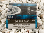 Federal Power-Shok #00 Buck 3" 12 Gauge  Ammo - 250 Rounds