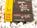 PMC - Full Metal Jacket - 55 Grain 5.56x45mm Ammo - 20 Rounds
