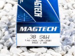 Magtech - Lead Round Nose - 146 Grain 38 Smith & Wesson Ammo - 50 Rounds
