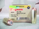 Magnum Research - XTP / Jacketed Hollow Point - 300 Grain 50 Action Express Ammo - 20 Rounds