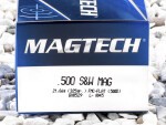 Magtech - Full Metal Jacket - 325 Grain 500 S&W Magnum Ammo - 20 Rounds