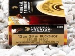 Federal 12 Gauge - 2-3/4" 8 Pellets 00 Buckshot - 5 Rounds