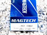 Magtech - Full Metal Jacket Flat - 180 Grain 40 Smith & Wesson Ammo - 50 Rounds