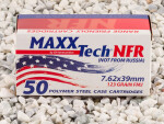 MAXX Tech - Full Metal Jacket - 123 Grain 7.62x39 Ammo - 50 Rounds