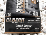 Blazer - Full Metal Jacket - 147 Grain 9mm Ammo - 50 Rounds