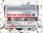 Winchester - Full Metal Jacket - 40 Grain 22 Magnum Ammo - 2000 Rounds