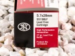 FN Herstal - Jacketed Hollow Point - 27 Grain 5.7x28mm Ammo - 500 Rounds