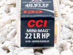 CCI Copper-Plated Hollow-Point (CPHP) 36 Grain 22 Long Rifle (LR)  Ammo - 5000 Rounds