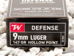 Winchester - Jacketed Hollow Point - 147 Grain 9mm Ammo - 500 Rounds