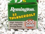 Remington - Lead Round Nose - 40 Grain 22 Long Rifle Ammo - 500 Rounds