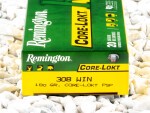 Remington - Core Lokt Pointed Soft Point - 180 Grain 308 Winchester  Ammo - 200 Rounds