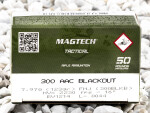 Magtech Full Metal Jacket (FMJ) 123 Grain 300 AAC Blackout  Ammo - 50 Rounds